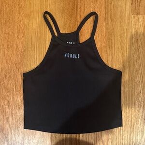 NOBULL Black High Neck Women's Athletic Crop Top - Small